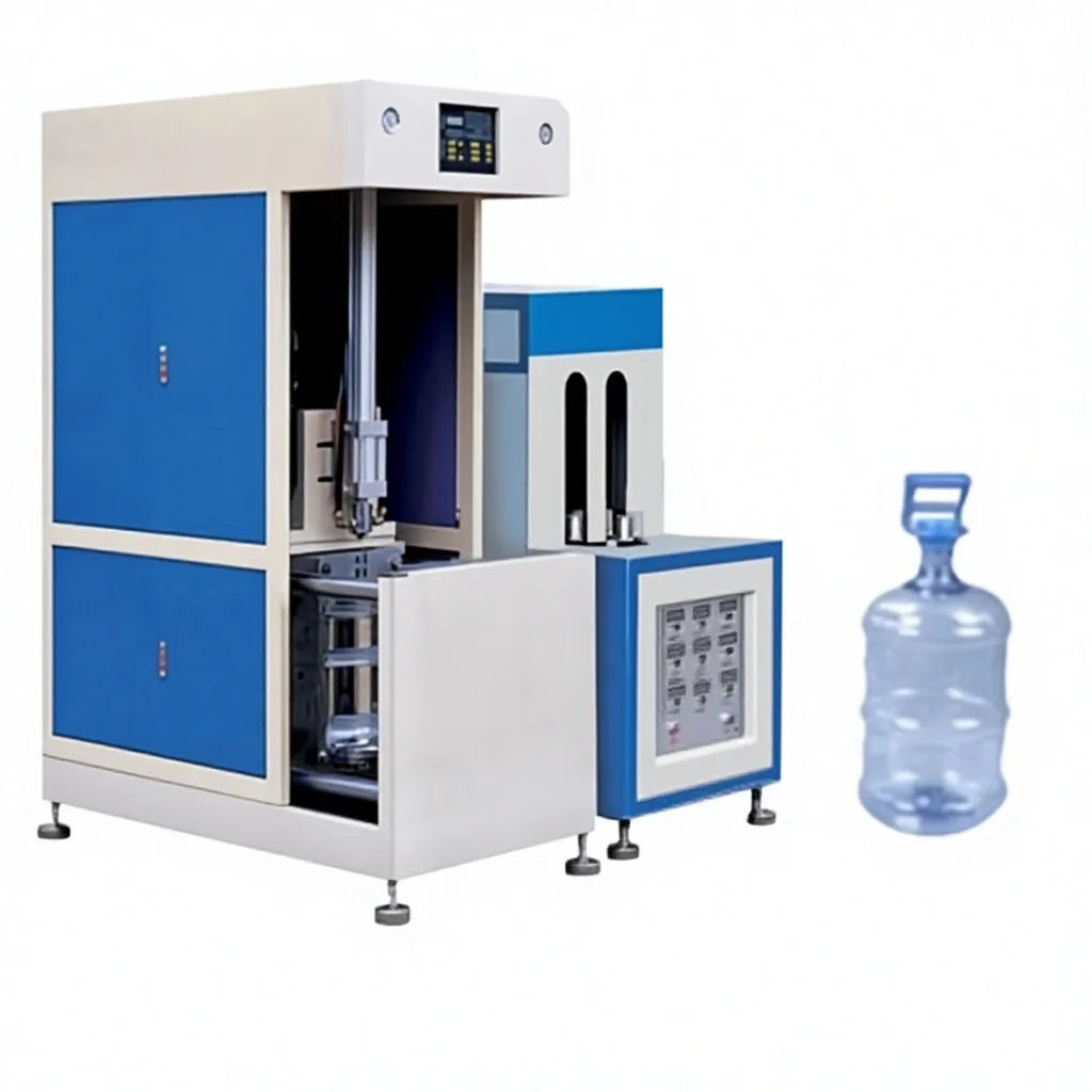 Customized Plastic Semi Automatic Pet Water Bottle Making Blow Blowing Molding Machine Low Price