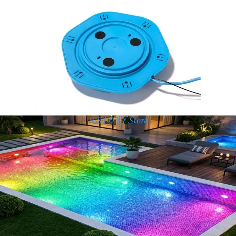G6DE Mount LED Pool Light Remotes Control Waterproof Atmospheres Lamp with Strong Easyly Setups