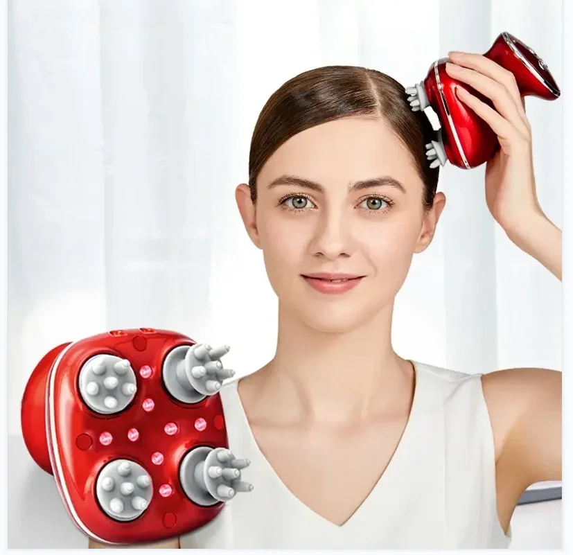 Factory Direct Sale Portable Head Massager Scalp Charging 3D Scalp Head Massager  Physiotherapy Apparatus for Head