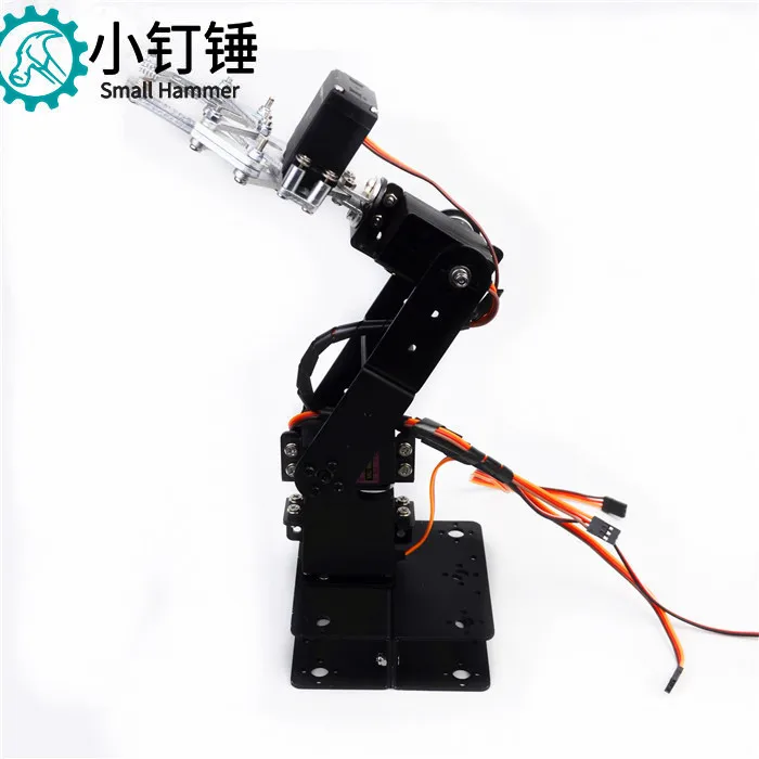 

Aluminum alloy for Arduino 4-degree of freedom robotic arm, steering gear bracket, mechanical claw