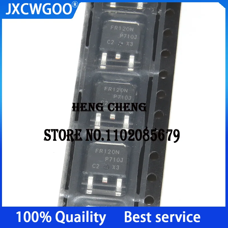 10PCS IRFR120NTRPBF IRFR120N FR120N TO-252 N-channel 100V 9.4A FET MOSFET New original