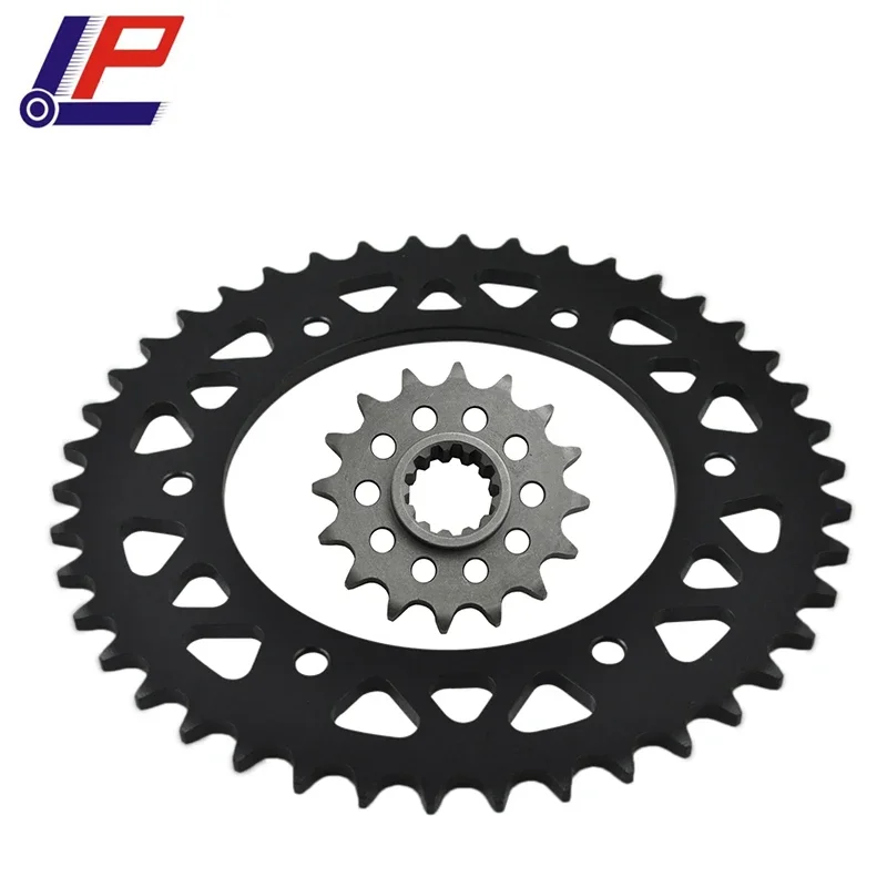 LOPOR 525 CNC 16T 47T Front Rear Motorcycle Sprocket For Honda XL1000V XL1000 V XL 1000 V Varadero 1999-2013