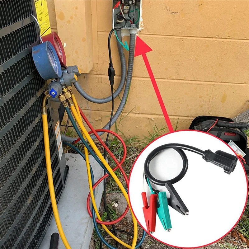 Адаптерный ключ HVAC, переходной шнур, совместимый с вилкой стандарта США 69522 от 3/16 до 3/8 дюйма, 5/16 дюйма X 1/4 дюйма