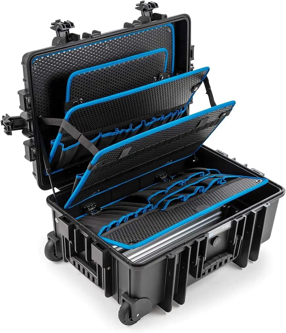 

B&W International Jumbo 6700 Outdoor Tool Case with Pocket Tool Boards Black 53,9 X 35,9 X 22,5 Cm