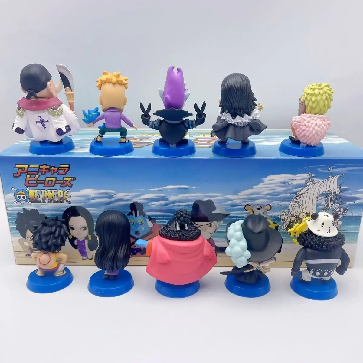 One Piece Figure Doll Cartoon Anime Model Luffy Boa Hancock Edward Newgate Jinbei Action Collect Desktop Decoration