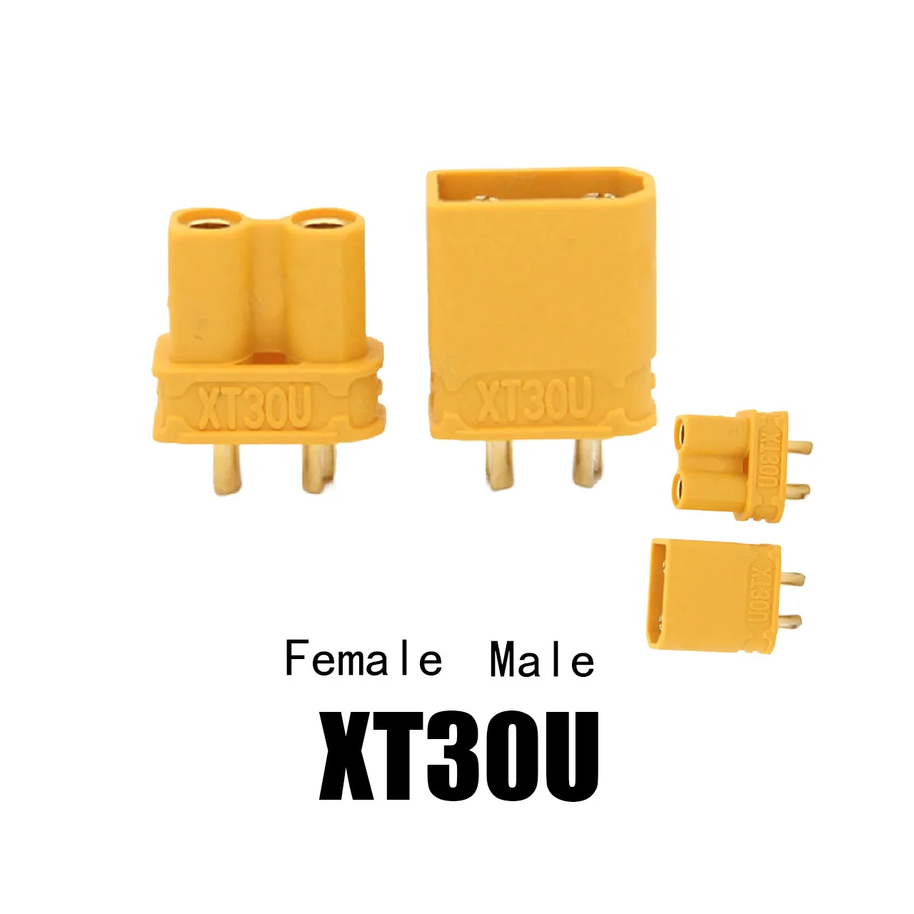 

10/ 20/40 Pairs Amass XT30U XT30 Male Female Plug Connector Adapters for Remote Control Toy Part Lipo Battery ESC Accessory