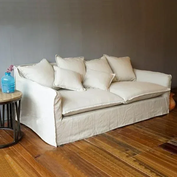 Removable and washable three-person sofa homestay model room apartment small apartment living room sofa