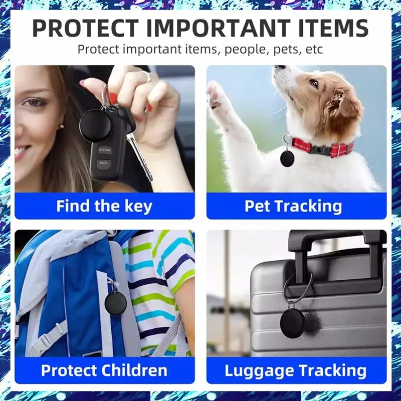 

CEA Мини GPS-устройство слежения Bluetooth Kids Anti-Lost Smart Keychain Finder Locator Tag Alarm Напоминание Работа с Find My A