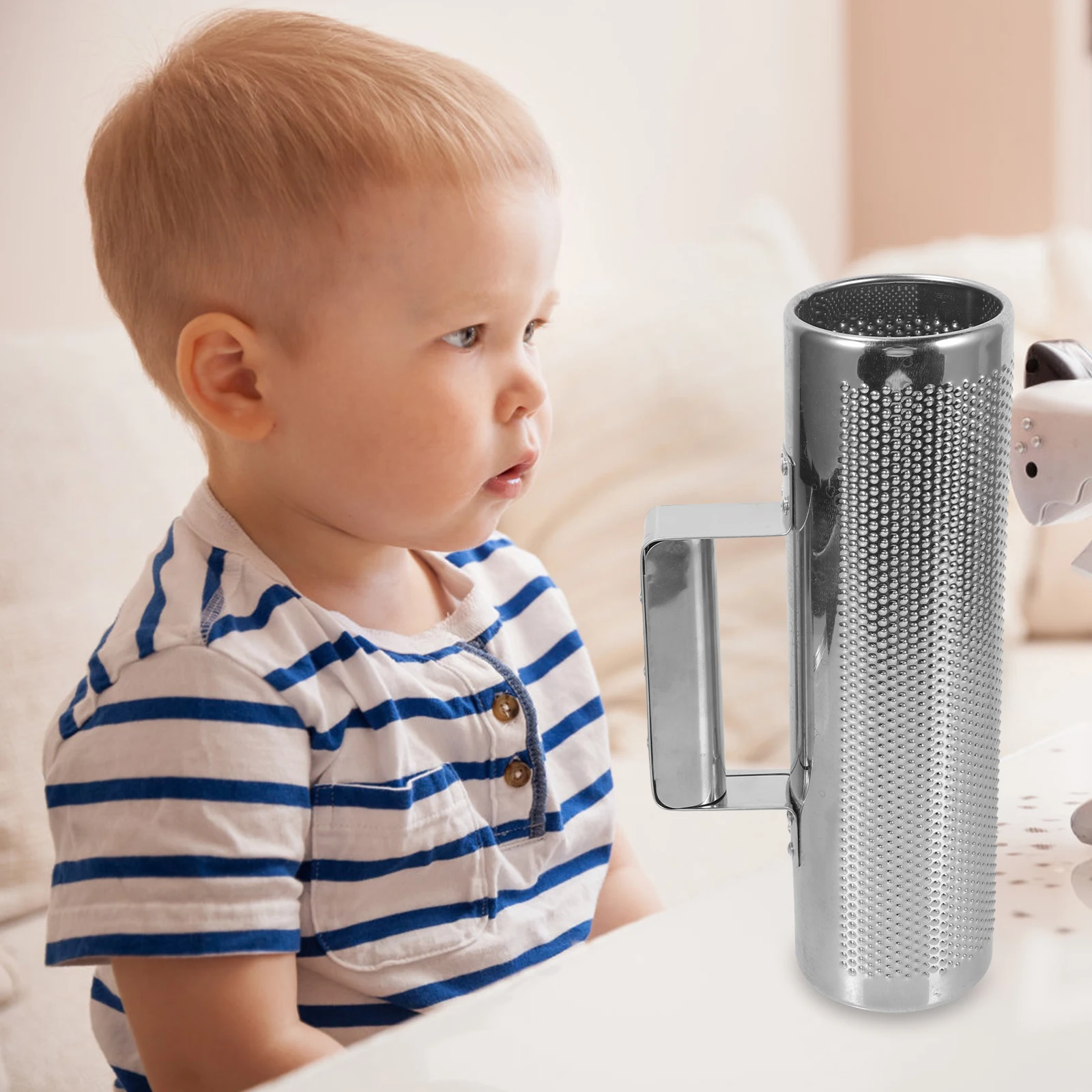 

Shaving Instrument Musical Instruments Metal Guiro Shaker Rhythm Percussion Stainless Steel