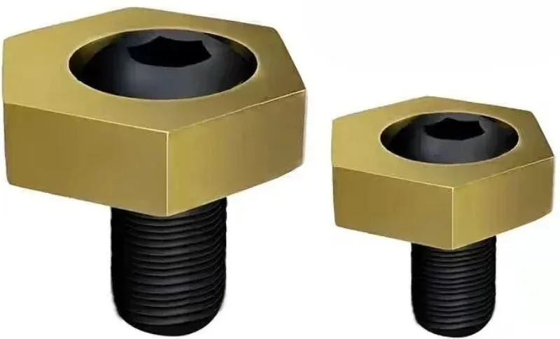 Hexagonal Fixture Clamps Stainless Steel Anchor Clamping with Nut for Workholding Thread M4 M5 M6 M8 M10 M12 M16