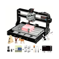 Genmitsu CNC 3018-PRO Router Kit, GRBL Control, 3 Axis Wood Carving Milling Engraving Machine