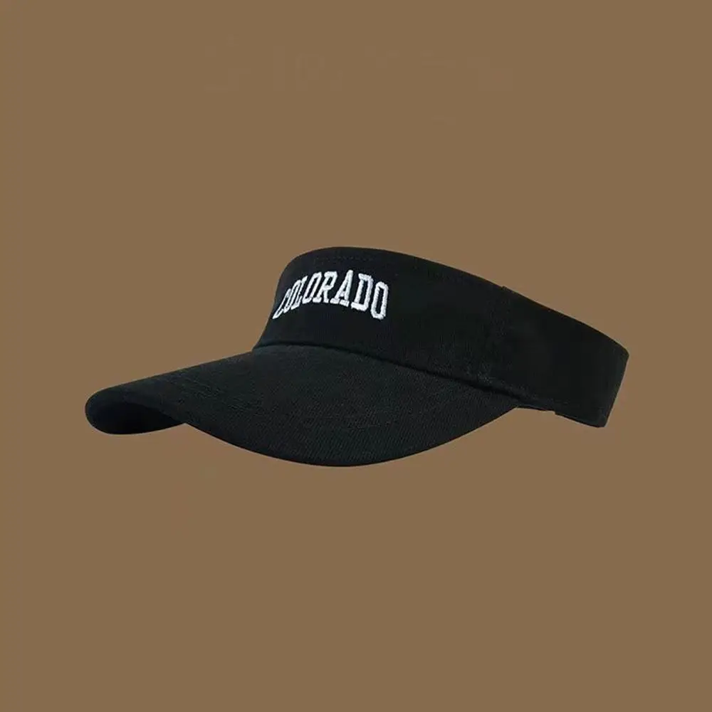 Casual Simple Running Sports Equipment Cloth For Men Letter Sunshade For Women Sunscreen Hat Visors Sports Hat Empty Top Cap