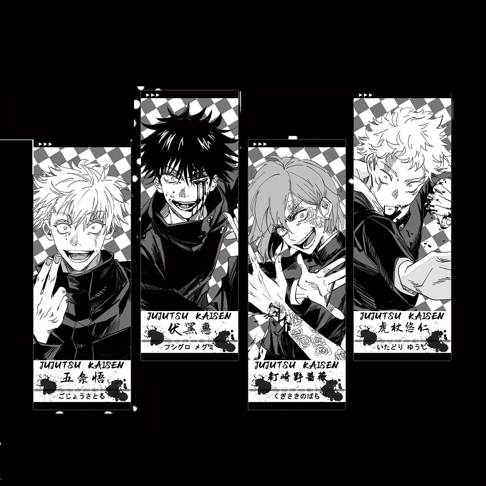 

Anime Jujutsu Kaisen Satoru Gojo Itadori Yuji Fushiguro Megumi Kugisaki Nobara Cosplay Laser Ticket High Appearance Level Gift