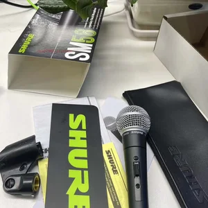 Shure SM58 legendary vocal wire dynamic microphone, professional DJ Cardioid microphone, karaoke, ktv show, high quality, original Main Microphone Sales Shure - №1