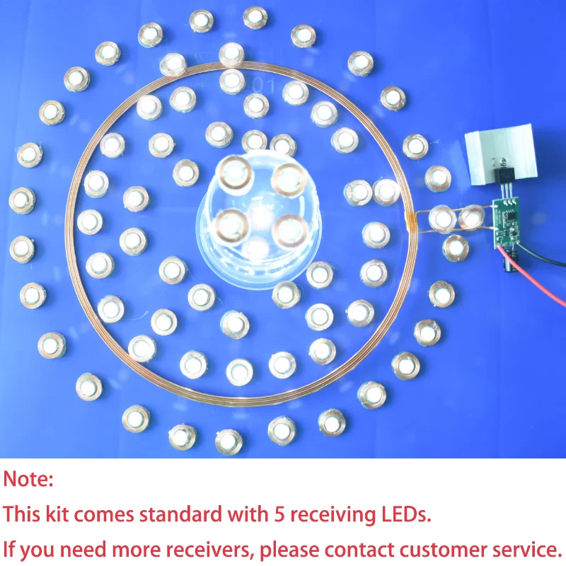 110mm Distance Starry Sky One to Multi-Micro Receiving Wireless Charging Power Transmission Module