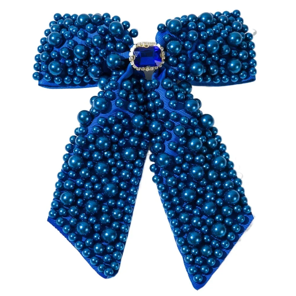 

Sweet Pearl Bow Hair Clips Hair Jewelry Beading Beads Bowknot Hairpin Heavy-duty Fashion Ribbon Bow Barrette for Women Styling