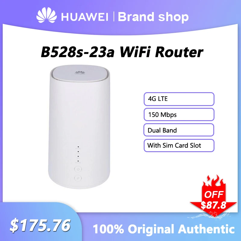 Unlocked Huawei B528s-23a WiFi Router 4G LTE CPE Wireless Network Amplifier Dual Band Extender Signal Booster With Sim Card Slot