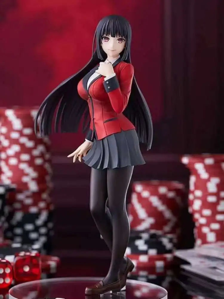 

Anime Figure Jabami Yumeko Movable Doll Model Toy Gift For Fans Black Beauty Desktop Display Collection