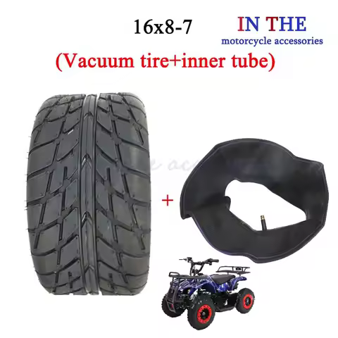 16X8-7 (200/55-7) Kart Auto Parts 7 inch ATV Tires 16X8.00-7 16 * 8-7 Highway Tire Off-road tire Wear-resistant Wheel Tires