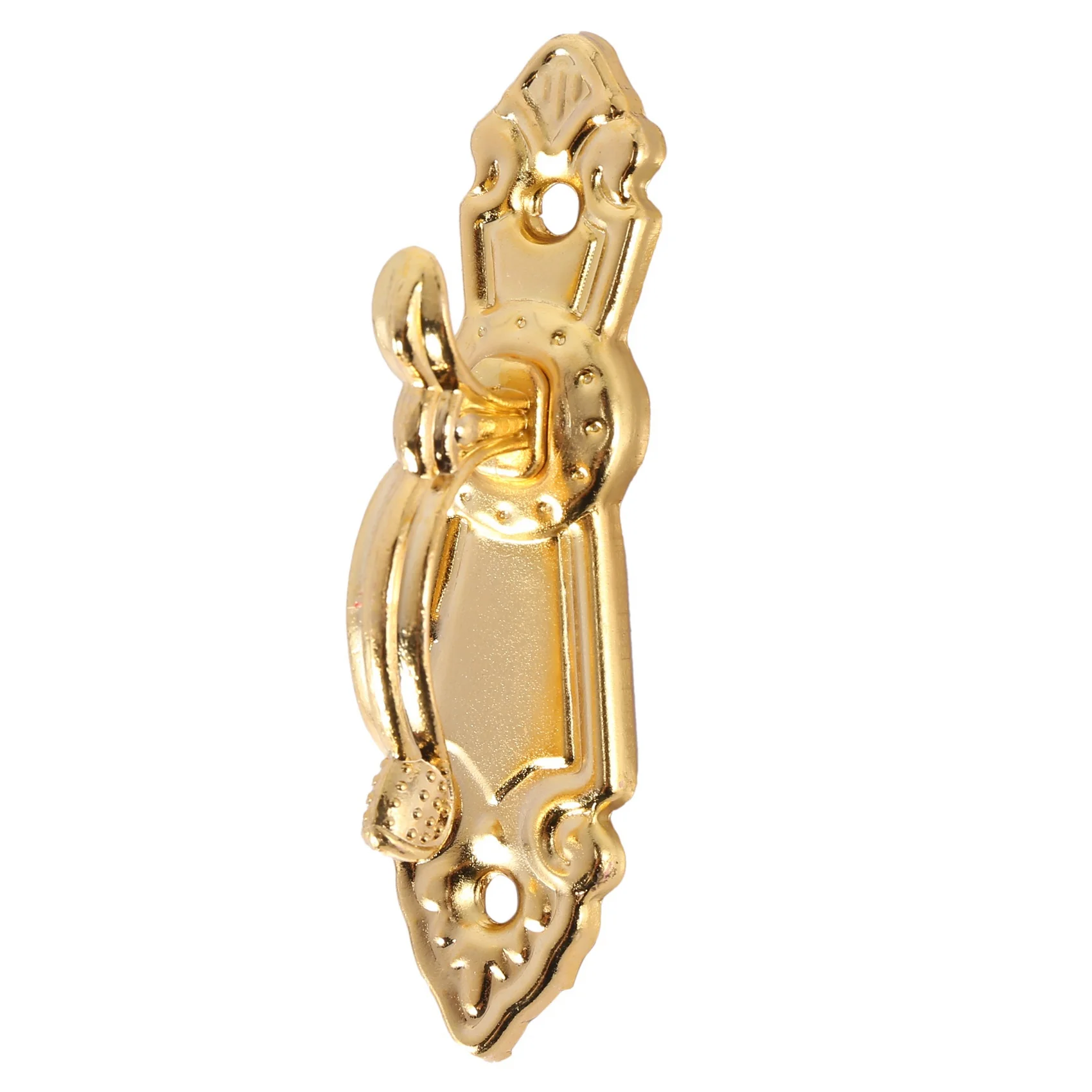 ABGR-Kait Dinding Pengikat Belakang Rumbai Tirai Pemasangan Sekrup 6 Buah Warna Emas