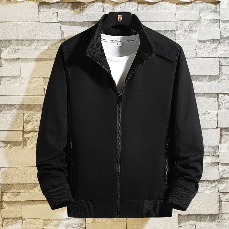 

Весенне-осенняя мужская рабочая одежда Jaet Thin Faion, одежда средней длины для папы, верхняя одежда, длинная свечная стойка, хлопок...