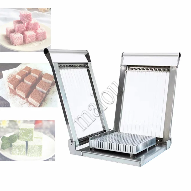 

Table Stainless Steel Cheese Block Cutting Machine Chocolate Cube Cutter Chocolate Cutter Cake Chocolate Slicer Cheese Machine