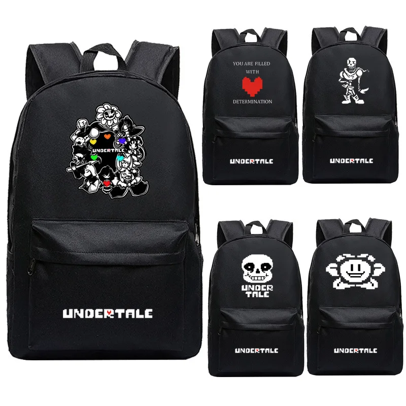 

Undertale Backpack School Bags for Boys and Girls Schoolbags for Teenagers School Bagpack Satchel Travel Bags