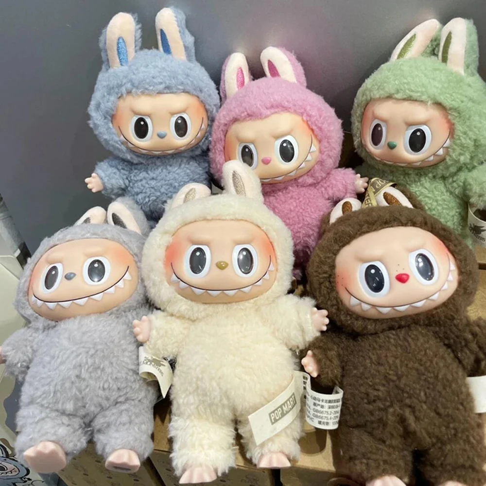 

Labubu THE MONSTERS Throbbing Macaron Vinyl Face глухая коробка Toys, подвижная Милая фотофигурка, плюшевые подарки-сюрпризы