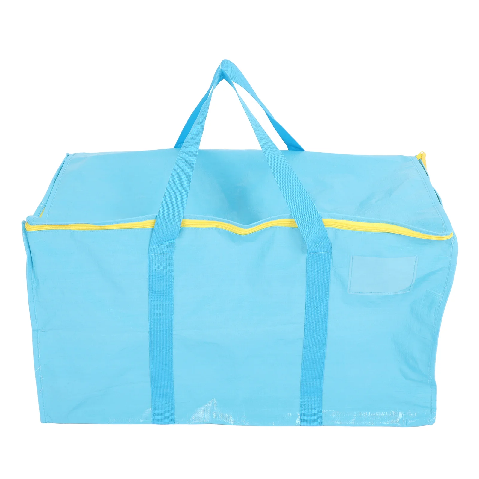 

Storage Capacity Sky Blue 50x70cm PE Woven Portable Farm Garden Horse Hay Rabbit Hay Holder Storage Goat Rabbit