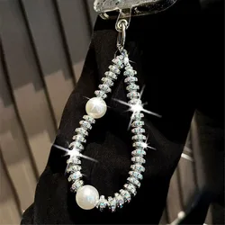 Mobile Phone Lanyard High-end With Diamond Luxury Fashion Beaded Short Chain Suitable For iPhone For Samsung For Xiaomi For OPPO