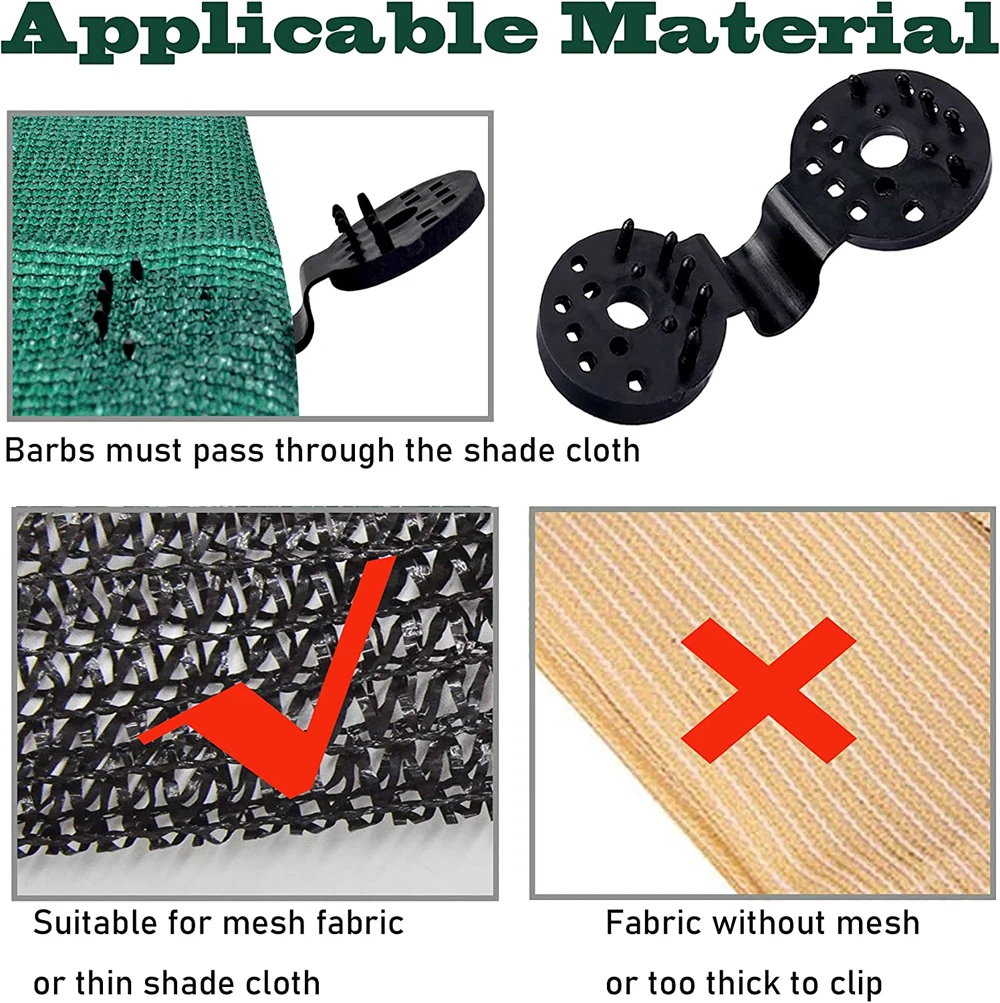 10 шт., зажимы для защиты от солнца