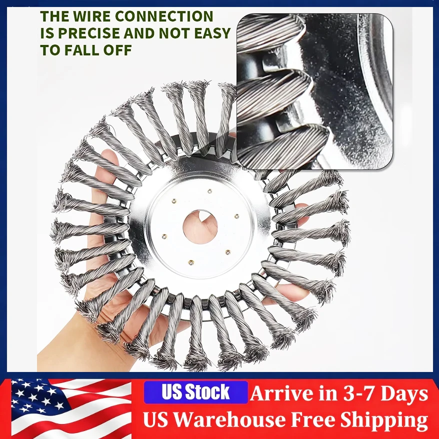 

Универсальная головка триммера для садовой травы, стальная проволока, колесо, сменный кусторез для садовой газонокосилки, электрические садовые инструменты