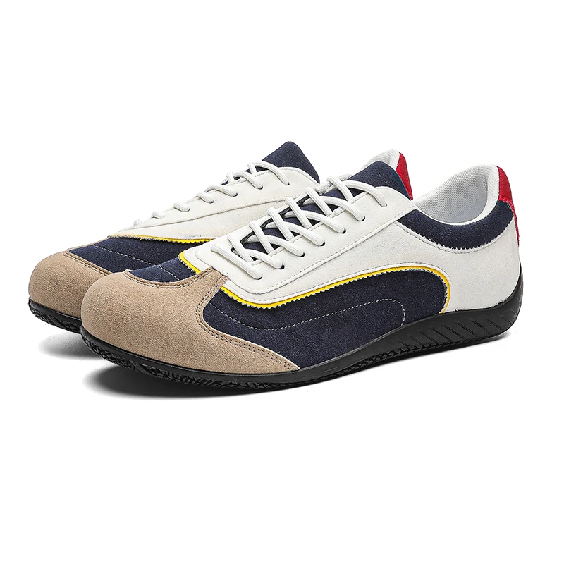

New Women Men High Quality Lace-Up Comfortable Soft Sole Flatsshoes Outdoor Casual Breathable Sneakers Fitness Shoes Male Shoes