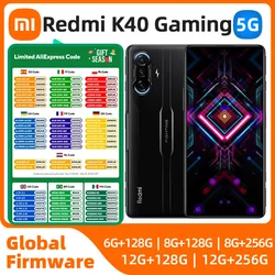 샤오미 레드미 k40 게임 인핸스드 에디션, 안드로이드 5G, 잠금 해제 6.67 인치, 256GB ROM, 모든 색상, 좋은 상태, 정품 중고 휴대폰