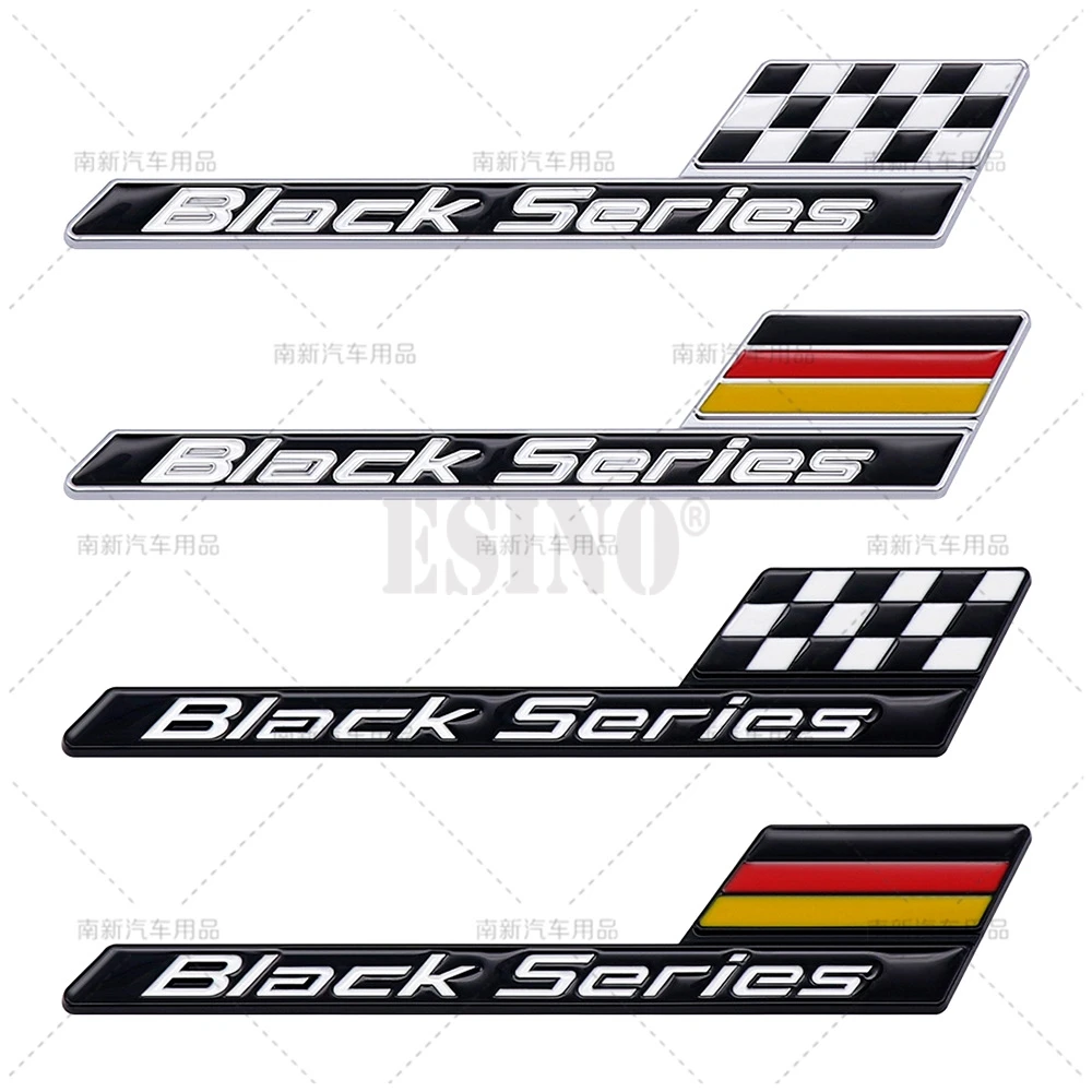 

Металлическая 3D-эмблема Black Series на клейкой основе для заднего крыла автомобиля, аксессуар для Mercedes-Benz GT C63S A35 E63 S63