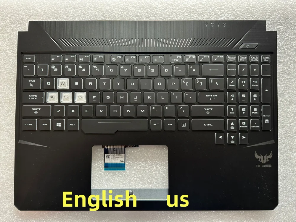 Spanish/LA/Ru/US/Czech Laptop Keyboard For ASUS TUF FX505DD FX505DT FX505 FX505DU Fx505dy FX95 Fx505gm FX95G RGB 8PIN Backlight