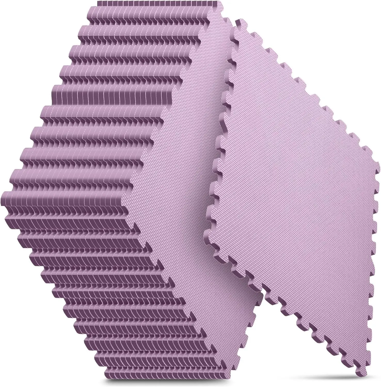 

Interlocking EVA Foam Floor Tiles for Home Gym and Kids Play Area, Blue 24x24 Inch, 96 SQ FT Pack