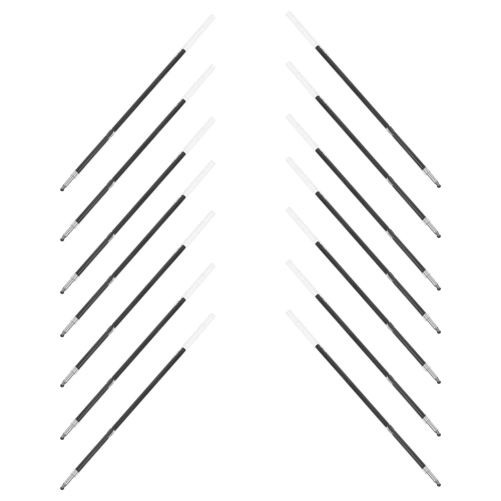 

100 шт. сменных стержней для шариковых ручек 0,7 мм, черные чернила, универсальные, для плавного и равномерного письма, для школы и офиса