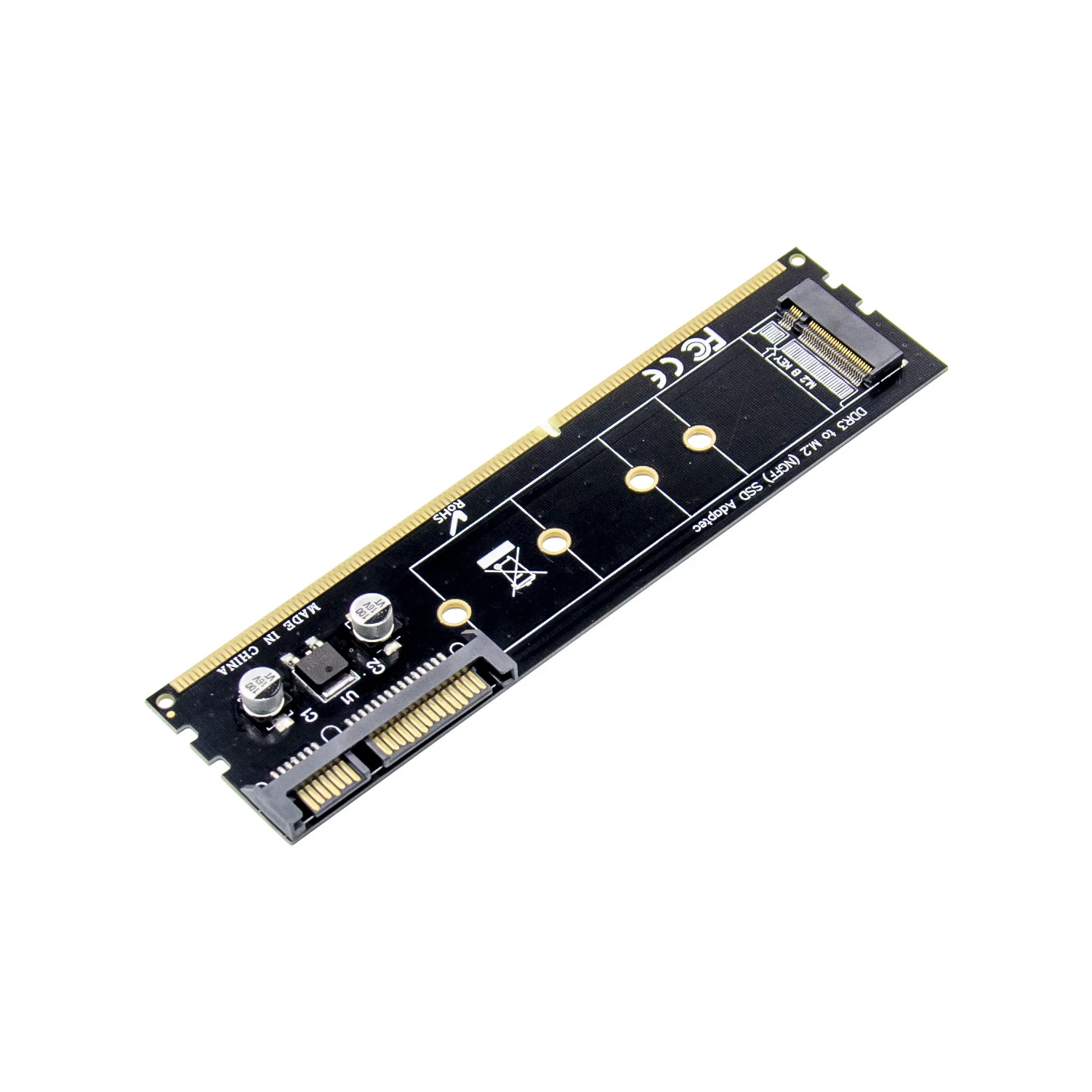5個入り-sunweit-st520-ホットセール-ミニ-pcie-m2-ssd-アダプター-ddr2-ddr3-ddr4-pcie-nvme-mキー-アドオンカード-bキー-m2-アダプター