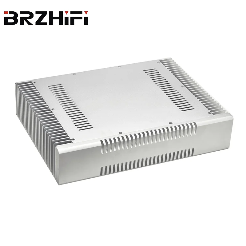 

BRZHIFI 4309 Hot Sell Power Amplifier Aluminum Enclosure Amp Cases audio amplifier board chassis Heat Sink chassis