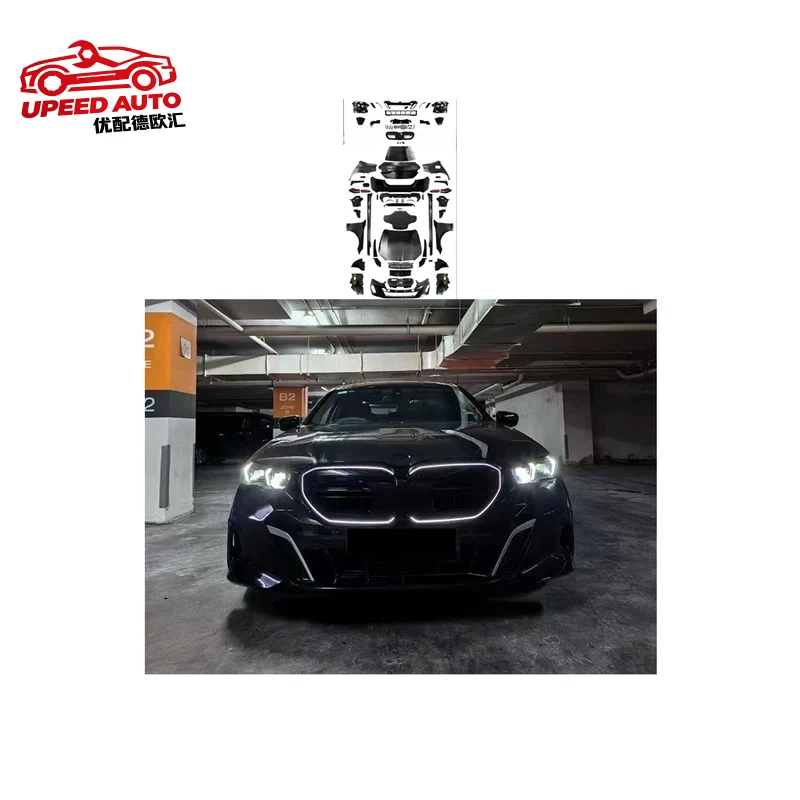 

Suitable for Facelift BMWs 5 Series F10 F18 2011-2017 Upgrade to G60 G68 LCI (2024) M-TECH BODYKIT Front and Rear Car Bumper