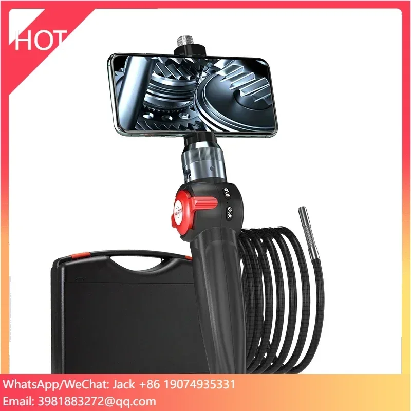 

Ralcam Hot Sell Wholesale Android IOS 6.2mm 2 Way 180 Degree 1MP Steering Borescope Usb Endoscope OEM Vehicle Detection