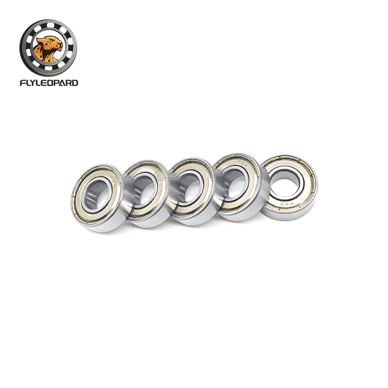 10 SZT. Łożysk kulkowych R6ZZ 9.525x22.225x7.142 mm ABEC-7 Jednorzędowe Łożyska Kulowe Głębokorowkowe