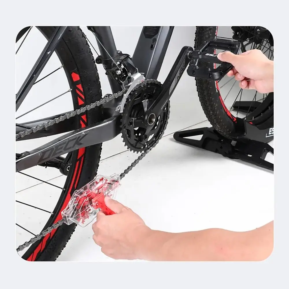 

Аксессуары Велосипедное оборудование Очиститель велосипедной цепи Прозрачные универсальные инструменты для мытья велосипедной цепи Полный объемный скребок для велосипеда