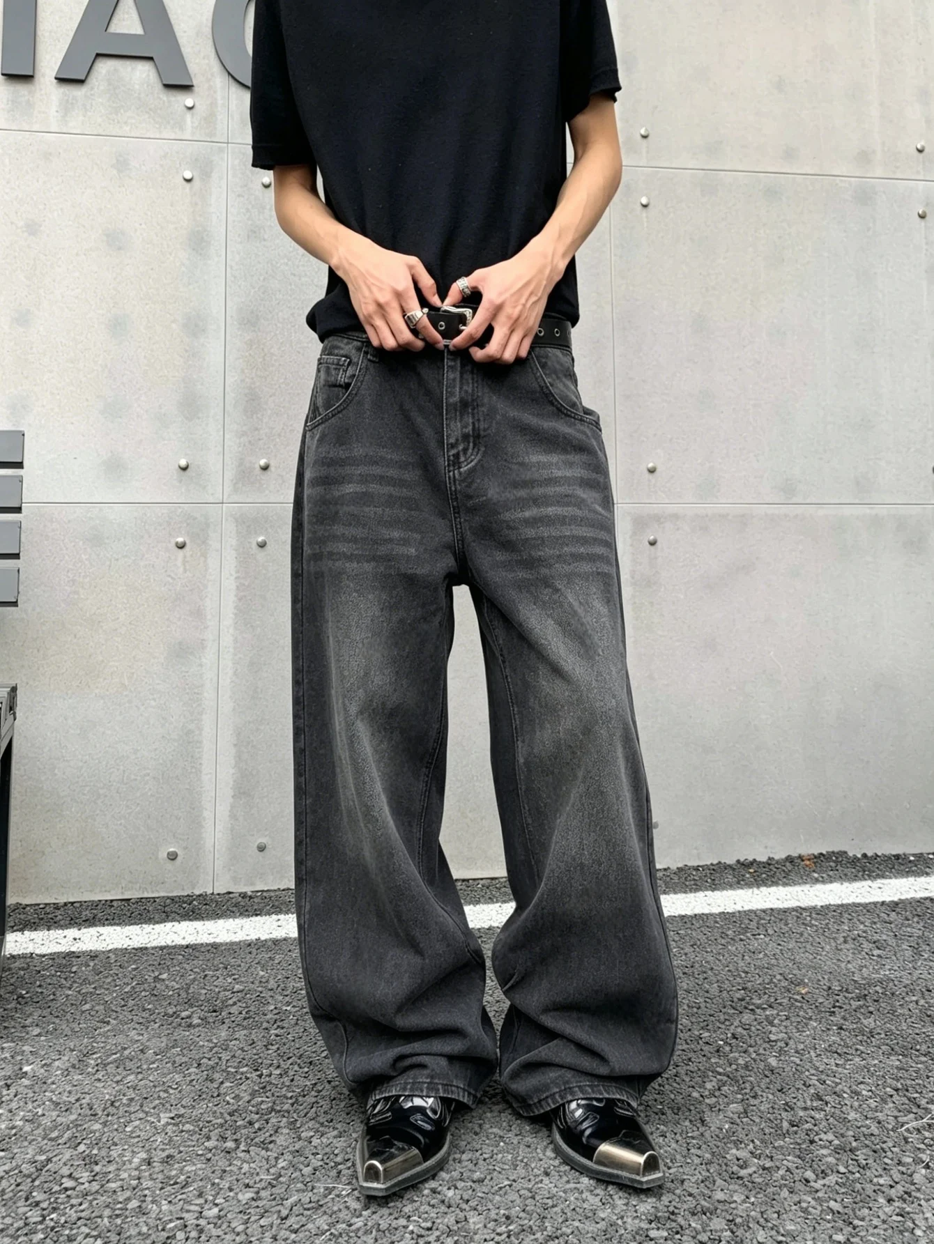 Jeans drip para homem, calça jeans original de estilo clássico e urbano, calças jeans para mulher.