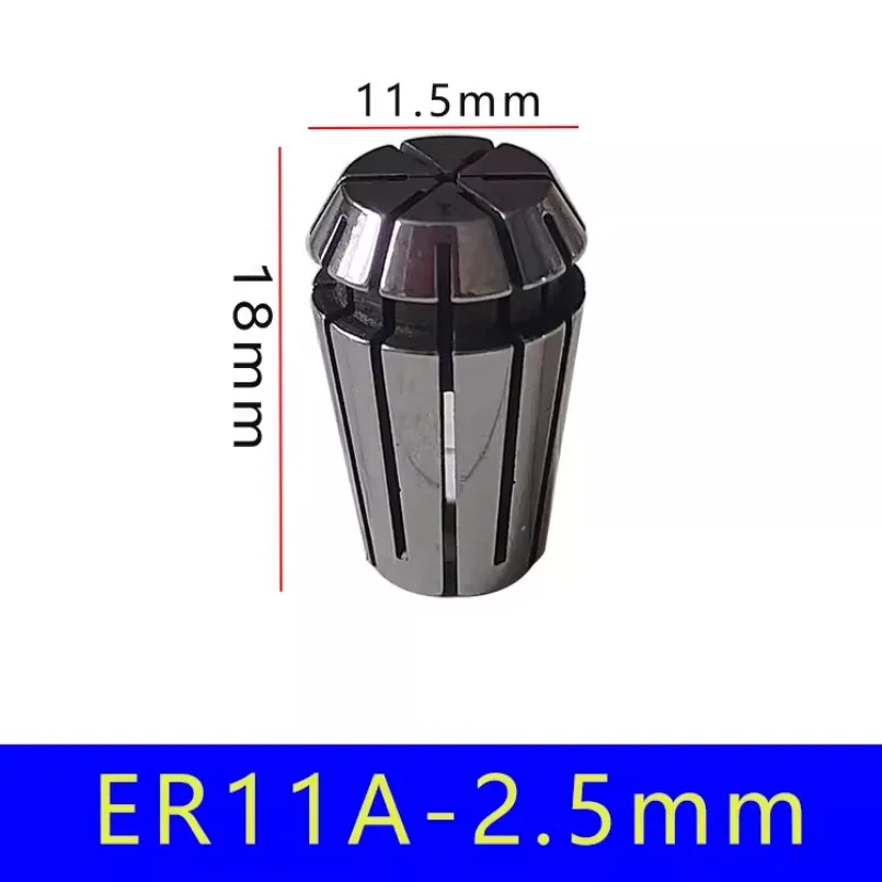 ER11A Printemp Collet 1mm, 2mm, 3mm, 4mm, 5mm, 6mm, 7mm, 푸어 CNC 투어 프레이지 머신