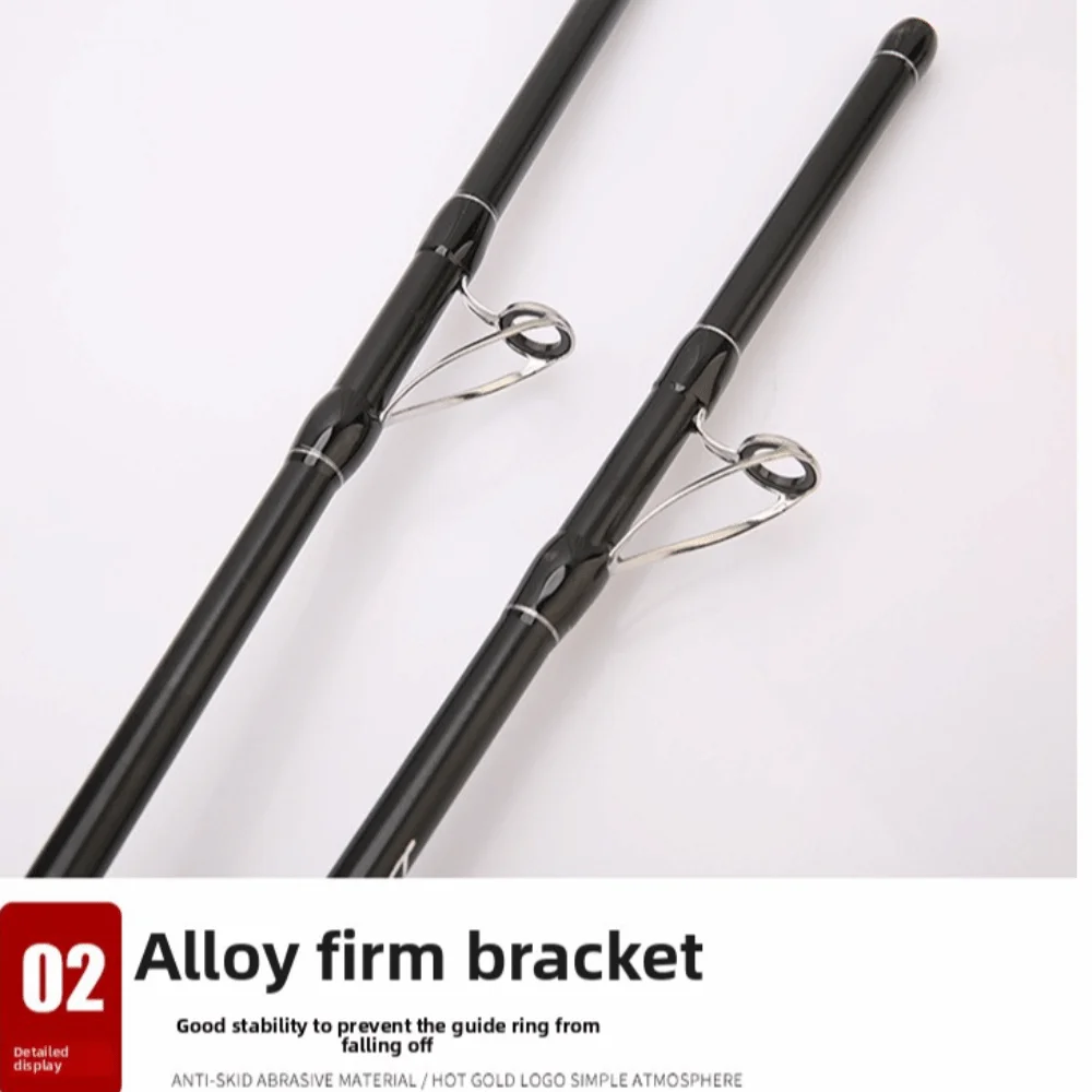 4セクションスピニングフィッシングロッドmhパワースピニングキャスティングフィッシングロッド21m-24mカーボンカーボンファイバーフィッシングポール