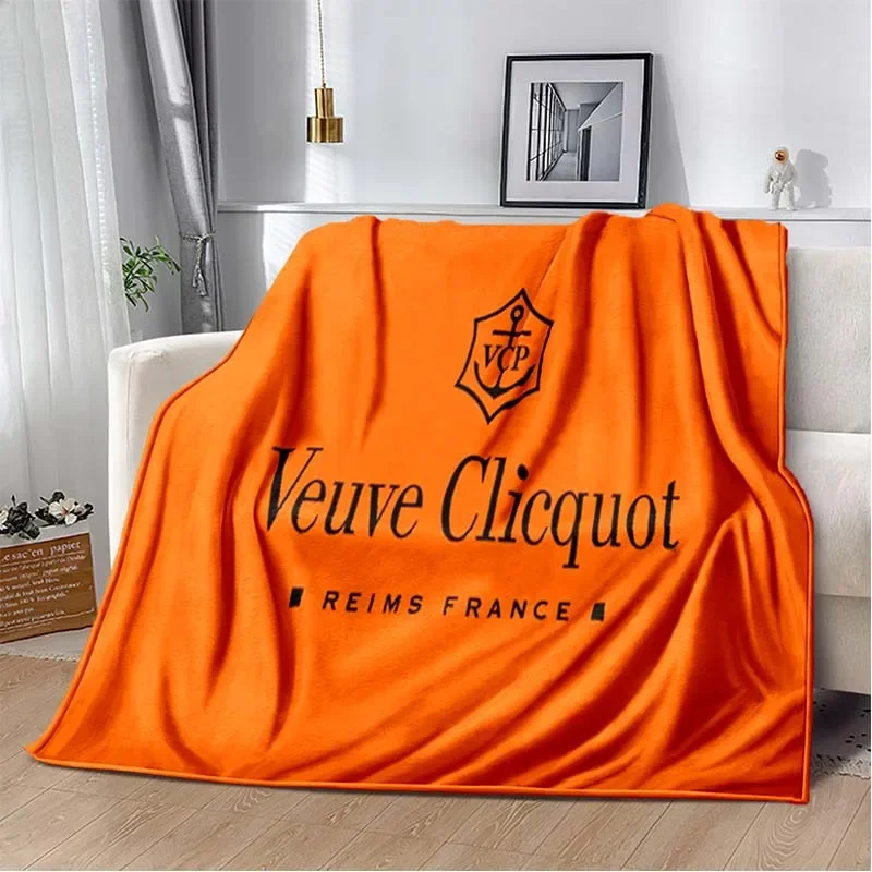 Fashion Veuves-coperta di flanella clicquot coperta portatile per ufficio da viaggio a casa