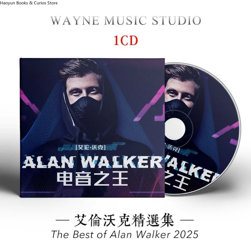 Alan Walker 24 Songs Hits CD - Faded, Sing Me to Sleep - Elektroniczna muzyka na płytce CD do samochodu, domu, podróży, 1CD