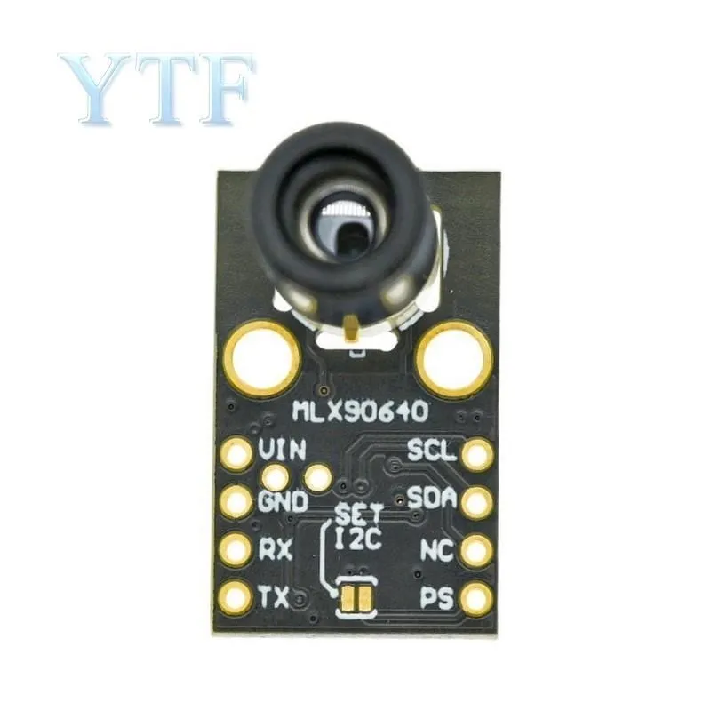 Imagem -06 - Medição de Temperatura Infravermelha Dot Matrix Sensor Módulo Imager Térmica ir 32x24 Mlx90640baa Mlx90640bab Gy-mcu90640